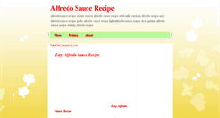 Desktop Screenshot of alfredosaucerecipe.korocook.com
